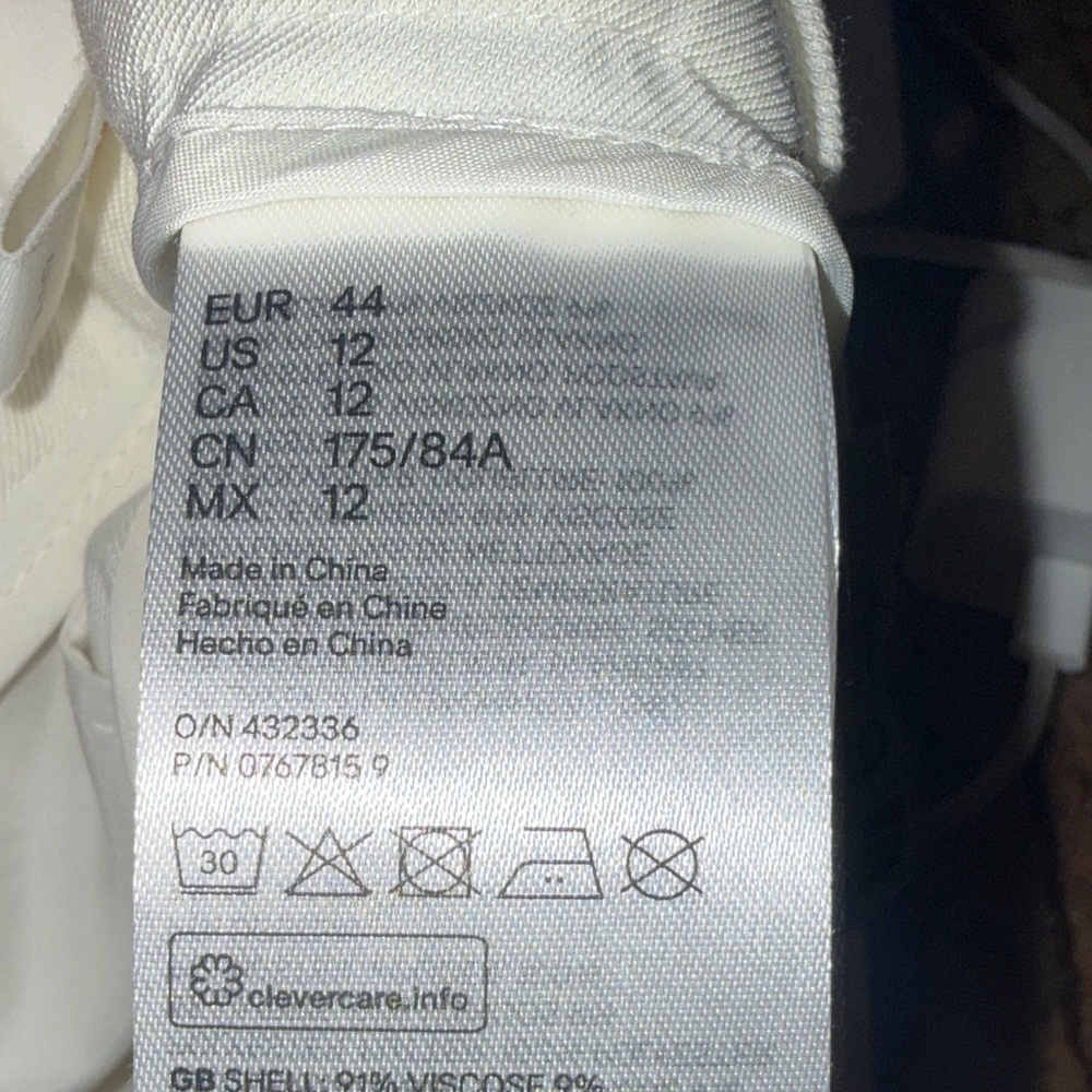 H&M White Women's Pants - Picture 5 of 5